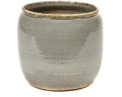 Serax - Glazed shades - Bloempot M - Grijs - 21 Ø