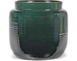 Serax Glazed shades - Bloempot XXL - Donkergroen - 40 Ø