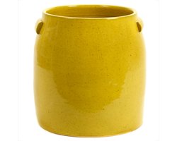 Serax Jars Pottery By Bloempot Extra Large Ø35 Yellow
