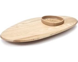 Serax Kelly Wearstler Dune dienblad met bowl 60.5x34.5cm H8cm ash lichtbruin
