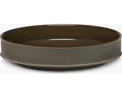 Serax Kelly Wearstler Dune diep bord D21cm H4.5cm slate (set 2 stuks)