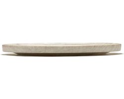 Serax Kelly Wearstler Dune ovale schaal 46x36cm H4cm marmer lichtbruin