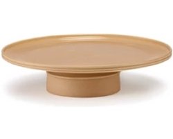 Serax Kelly Wearstler Dune taartschotel op voet D33cm H7.5cm clay