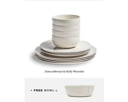 Serax Kelly Wearstler Serviesset Salt Zuma 13 delig / 4 personen (+ GRATIS serveerschaal)