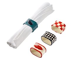 Serax Les Objets Mouleversants By Wouters & Hendrix Servetring Set Van 4