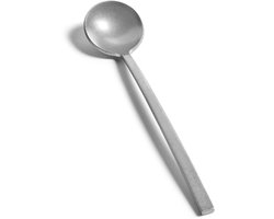 Serax Marie Machielssen La Mère dessertlepel Steel Grey (set van 6 stuks)