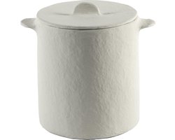 Serax Marie Michielssen Earth doos met deksel / vuilbak 30x22.5cm H28cm wit