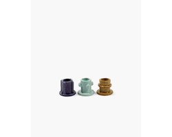 Serax - Marie Michielssen - Kandelaar assortiment - Mix kleuren - 5 Ø - 3 stuks