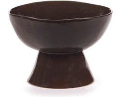 Serax Marie Michielssen La Mère bowl op voet H14.5cm D20.5cm ebony