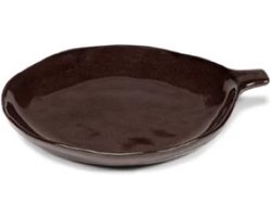 Serax Marie Michielssen La Mère schaal met handvat 20x17cm ebony (per stuk)