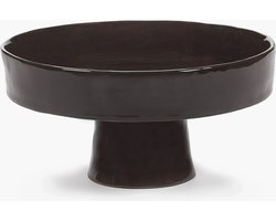 Serax Marie Michielssen La Mère schaal op voet H12.5cm D25cm ebony