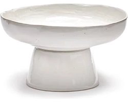 Serax Marie Michielssen La Mère schaal op voet H18cm D31cm off white