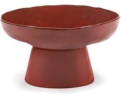 Serax Marie Michielssen La Mère schaal op voet H18cm D31cm venetian red