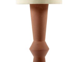 Serax Marie Michielssen Marie-Ann vloerlamp D35cm H133cm voet: red brown - kap: beige