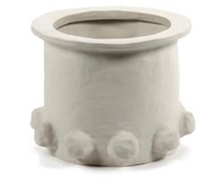 Serax Marie Michielssen Molly 05 S bloempot H14cm D18.5cm beige