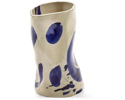 Serax Marie Michielssen Sophia vaas 14x13cm H23cm blauw