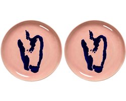 Serax - Ottolenghi Feast - Bord M - Roze/Blauw - 22 Ø - 2 stuks