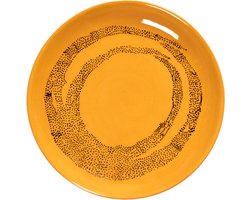 Serax - Ottolenghi Feast - Bord XS - Geel/Zwart - 16 Ø - 4 stuks