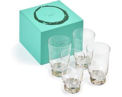 Serax - Ottolenghi Feast - Glas - Transparant/Goud - 7 Ø - 4 stuks