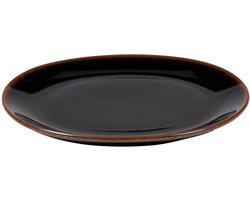 Serax Out Of Lines By Uncharted Dinerbord Ø22,5 Black Brown
