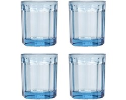 Serax Paola Navone Fish & Fish glas M 22cl licht blauw (set van 4)