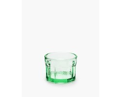 Serax Paola Navone Fish & Fish Glas S 8x6cm 160ml transparant groen (set 4 stuks)