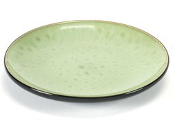 Serax Pascale Naessens Bord - Rond - Ø16 cm - Glanzend groen & zwart