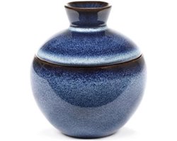 Serax Pascale Naessens Pure potje met deksel D9cm H10cm donkerblauw