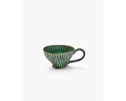Serax Pascale Naessens Verde Lanza cappuccinokop 23cl groen (set van 2)