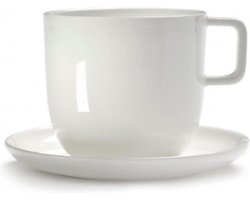 Serax Piet Boon Base koffiekop m/oor D8 H7.5cm 28cl wit geglazuurd