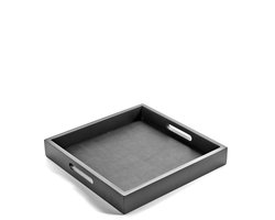 Serax plateau 40x40cm vinyl zwart