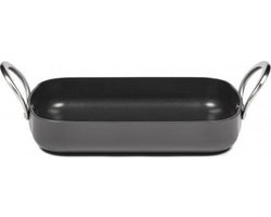 Serax Pure by Pascale Naessens Braadslede - 30x20cm - H 6cm - Zwart