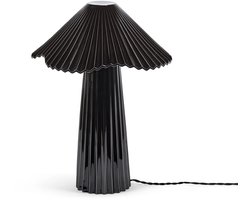 Serax Sebastian Herkner Tafel Lamp Porselein L Zwart/wit Uala Diameter 37.5cm Hoogte 48cm