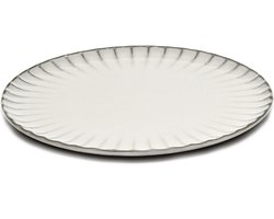 Serax - Sergio Herman Inku - Bord L - Wit - 24 Ø - 4 stuks