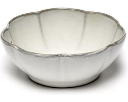 Serax Sergio Herman Inku bowl / diep bord geribbeld D13cm H5cm wit