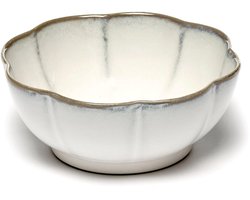 Serax - Sergio Herman Inku - Geribd Kom XL - Wit - 15 Ø - 4 stuks