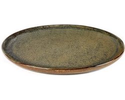 Serax - Sergio Herman Surface - Bord L - Indi Grijs - 27 Ø - 4 stuks