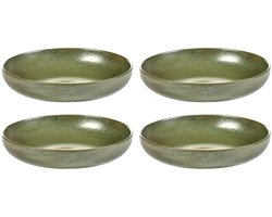 Serax - Sergio Herman Surface - Diep Bord L - Camogroen - 21 Ø - 4 stuks