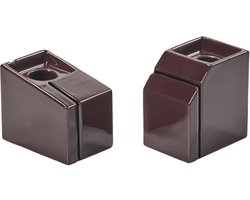 Serax Silos Kandelaar Set Van 2 Burgundy