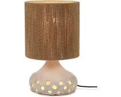Serax Sophie Casier tafellamp Oya 01 D25cm H42cm bruin