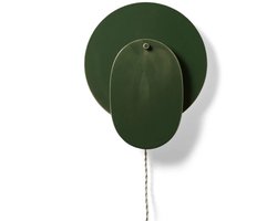 Serax Studio Ottawa Nebula wandlamp 01 33.6x39.5cm donkergroen
