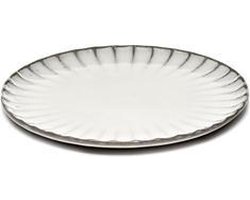 Serax Surface By Sergio Herman Bord Inku Wit D 18 cm H 1.7 cm Per stuk
