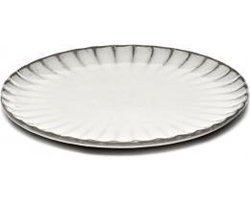 Serax Surface By Sergio Herman Bord Plat Inku Wit D 18 cm H 1.7 cm