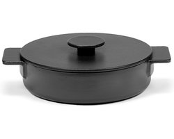 Serax Surface by Sergio Herman - Braadpan - Gietijzer - 1,7L - Ø 23cm - Zwart