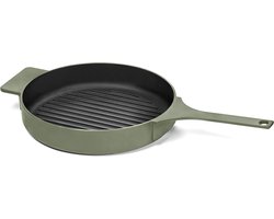 Serax Surface by Sergio Herman - Grillpan - Gietijzer- Ø 26cm - Camogroen