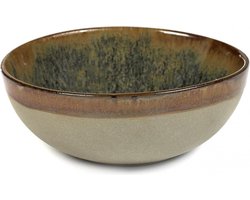 Serax Surface by Sergio Herman Kom - Large - Ø13cm x H5cm - Grijs en Indi Grey - 4 stuks