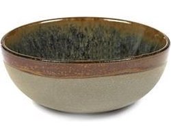 Serax Surface by Sergio Herman Kommen - M - D11 H4,5 - Indi Grey - 4 stuks