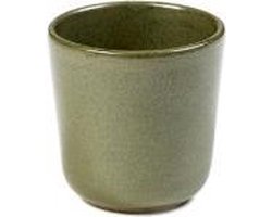 Serax Surface By Sergio Herman Ristrettokopje - Zonder Oor - Ø6cm x H6cm - 4 Stuks - Camogroen