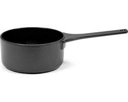 Serax Surface by Sergio Herman - Sauspan - Gietijzer - 1,3L - Ø 17cm - Zwart