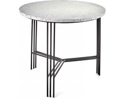 Serax Terrazzo bijzettafel black/grey D50 H45cm